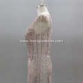 new lace african bridesmaid dress high quality pink long dress